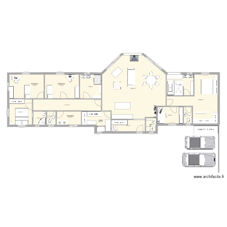 Nouvelle maison. Plan de 0 pièce et 0 m2