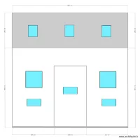 Facade Est1 avant travaux