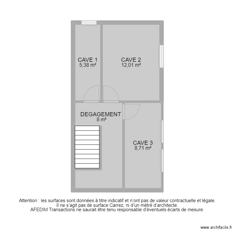 BI 17082 -. Plan de 24 pièces et 137 m2