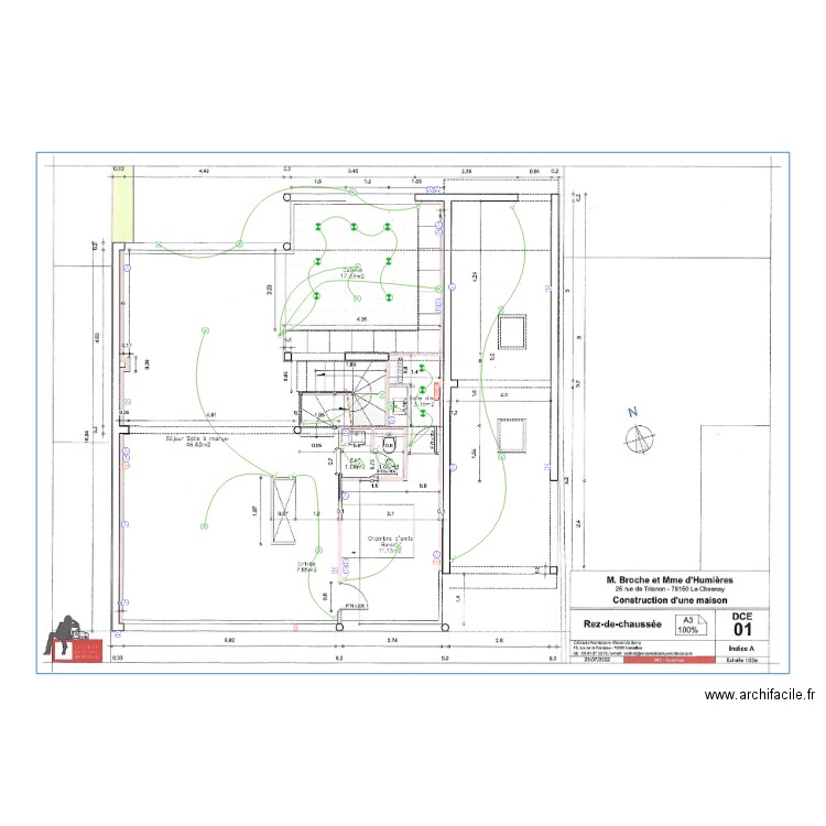 Broche Rez de chaussée. Plan de 0 pièce et 0 m2