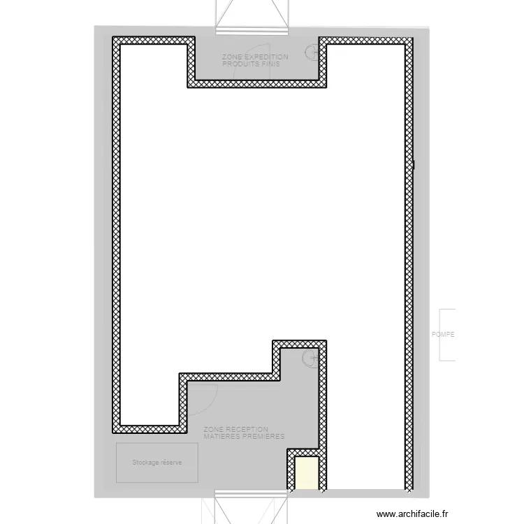 Allo Pizz Naintre labo. Plan de 