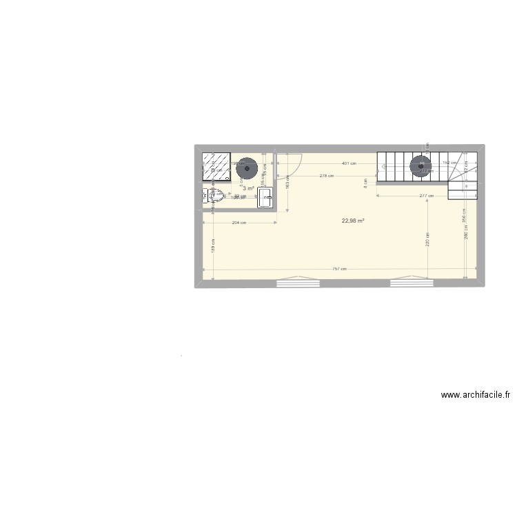 Plan 1er Etage CORNU V1. Plan de 0 pièce et 0 m2
