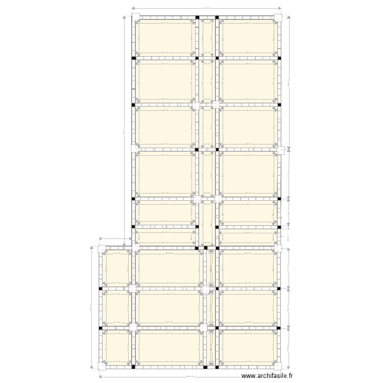 PLAN FONDATION. Plan de 0 pièce et 0 m2