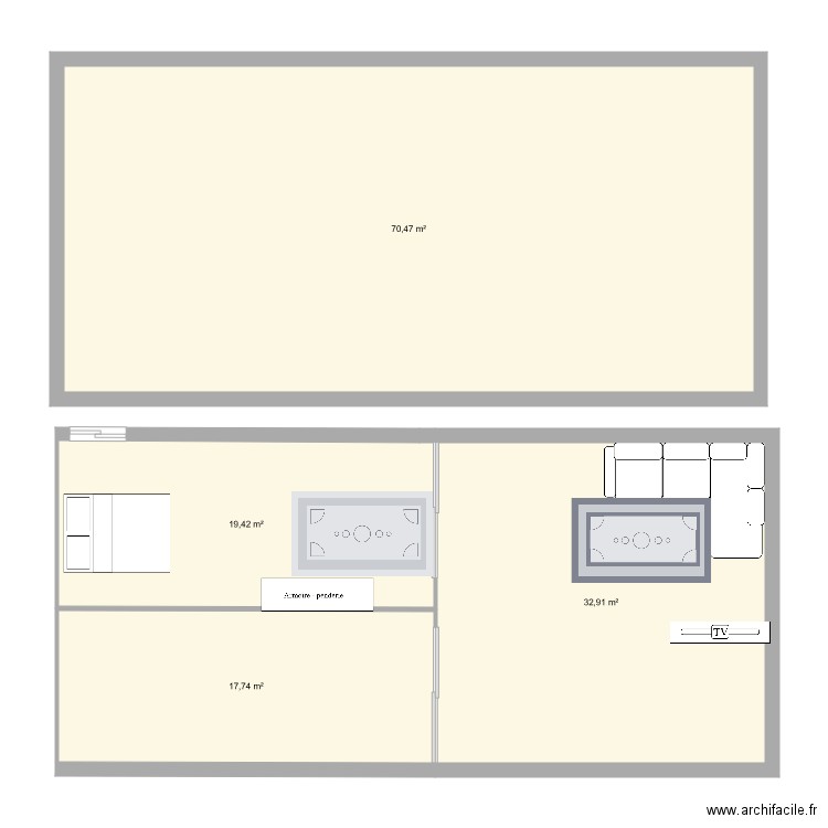 appart tour JI. Plan de 0 pièce et 0 m2