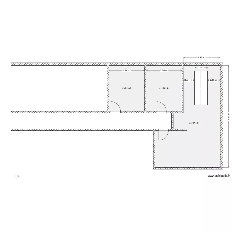 Arche botti modif salle de reunion. Plan de Arche botti modif salle de reunion. Plan de