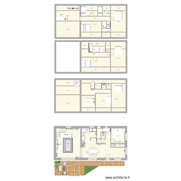 Plan maison Ploumoguer 1. Plan de 0 pièce et 0 m2