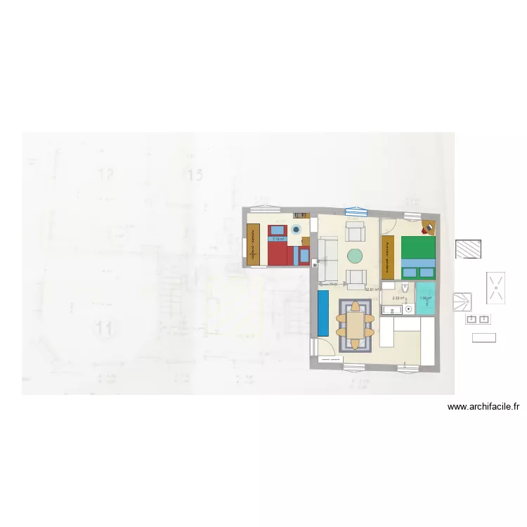 P4 tROUVILLE. Plan de P4 tROUVILLE. Plan de