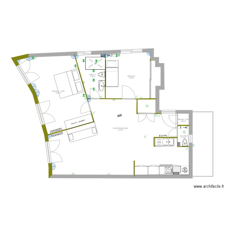 Chauvet Nice prop 2. Plan de 0 pièce et 0 m2