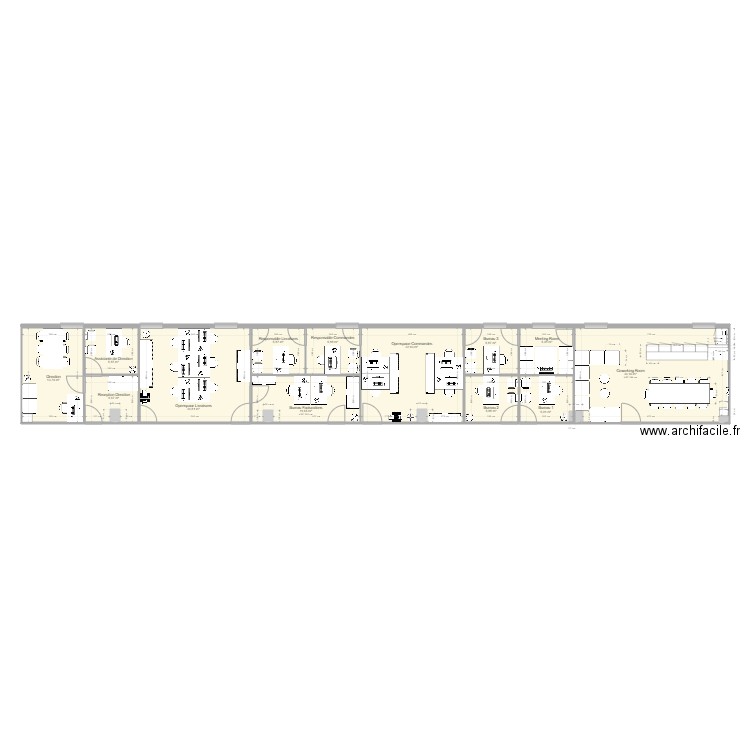 Saint Denis 10. Plan de 13 pièces et 154 m2