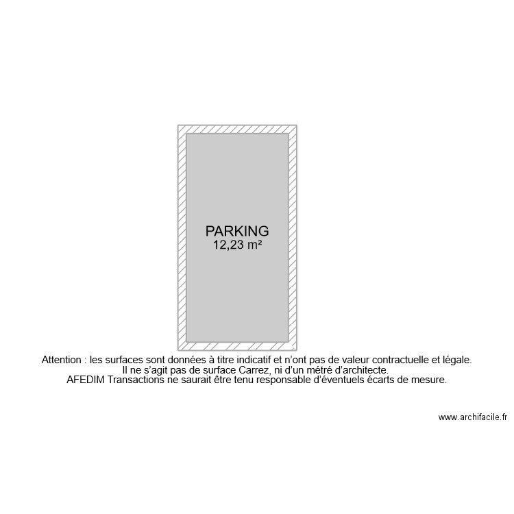 BI 10650 PARKING. Plan de 0 pièce et 0 m2