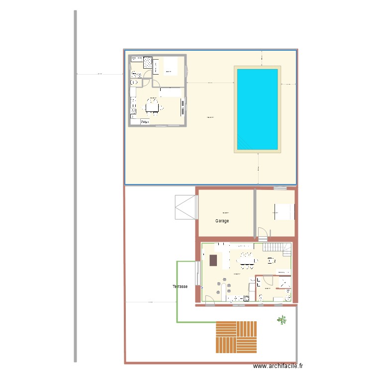 aménagement extérieur piscine 2019. Plan de 0 pièce et 0 m2