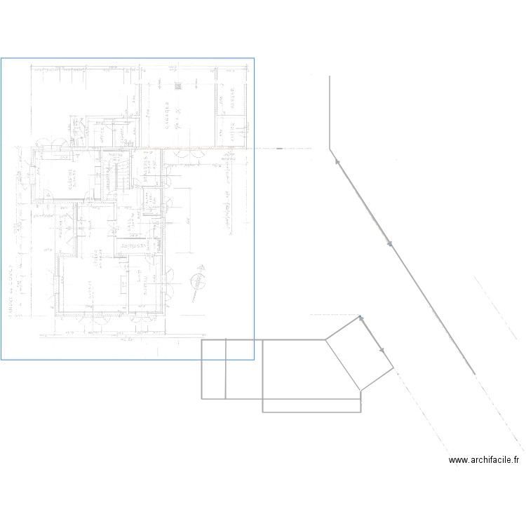 billard v3. Plan de 5 pièces et 130 m2