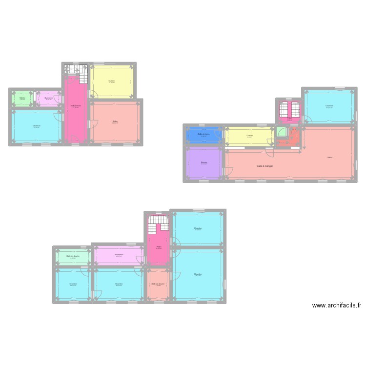 Chaineux Verviers. Plan de 22 pièces et 292 m2