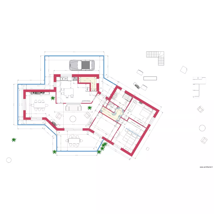 Villa réalisation projet cuisine. Plan de Villa réalisation projet cuisine. Plan de