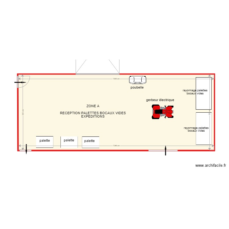 aménagement ZONE A  rév 231018 coté. Plan de 0 pièce et 0 m2