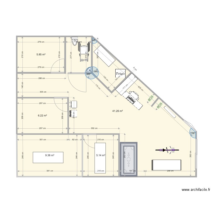 Cab97. Plan de 0 pièce et 0 m2