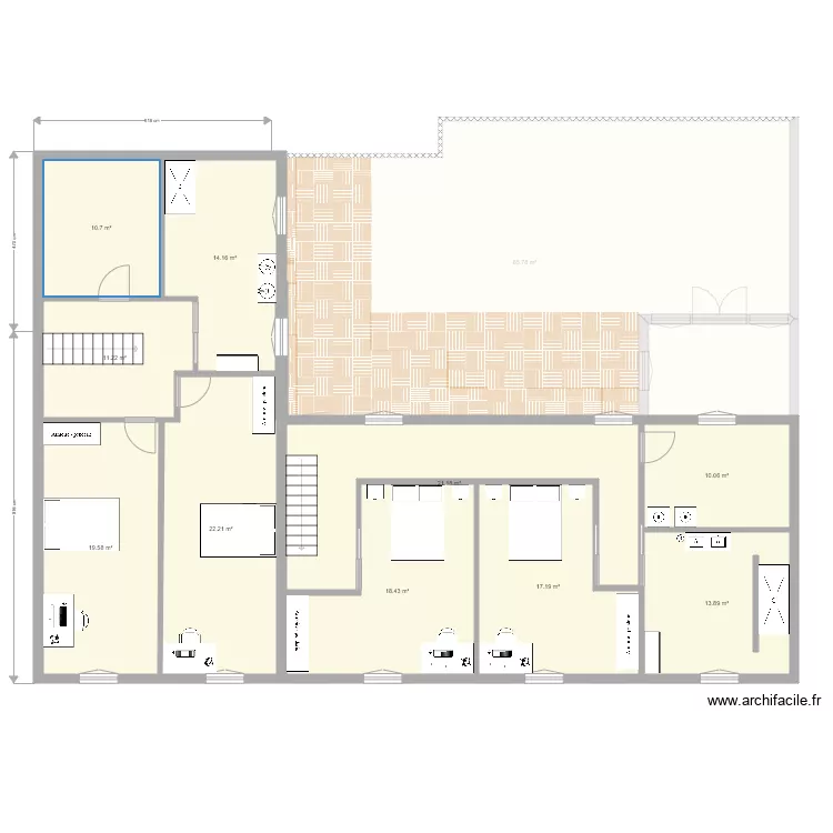 Quentin Coutiches 1er Essai. Plan de 