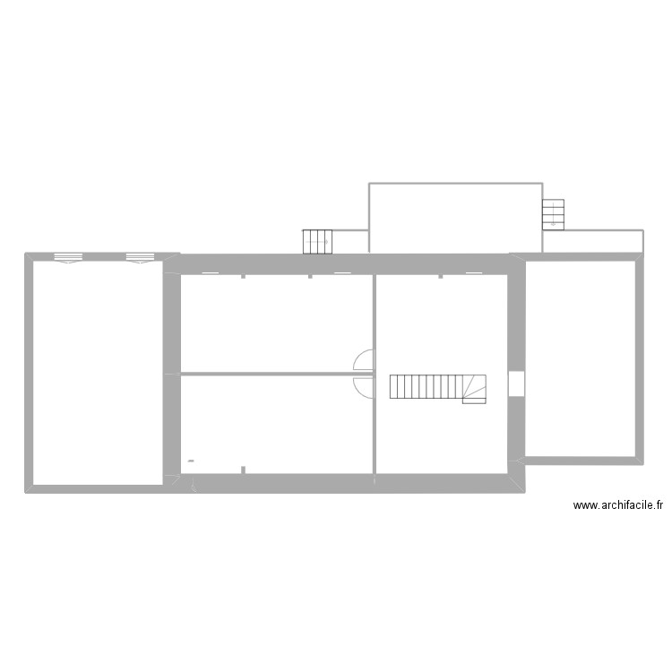 projet étage 1.1. Plan de 5 pièces et 108 m2