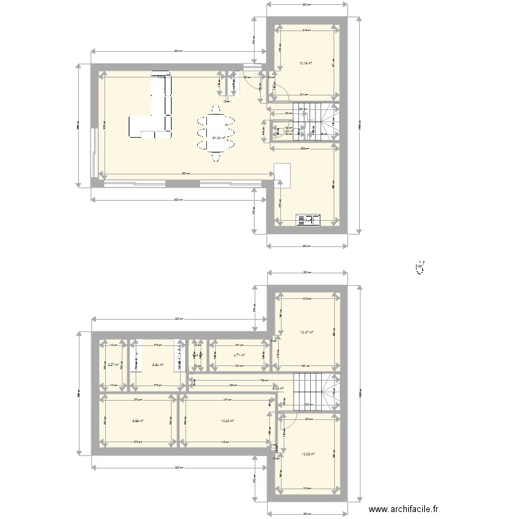 maison cabriès étage dessus entrée. Plan de 0 pièce et 0 m2