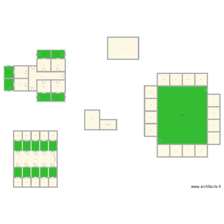 Pension wesh . Plan de 0 pièce et 0 m2