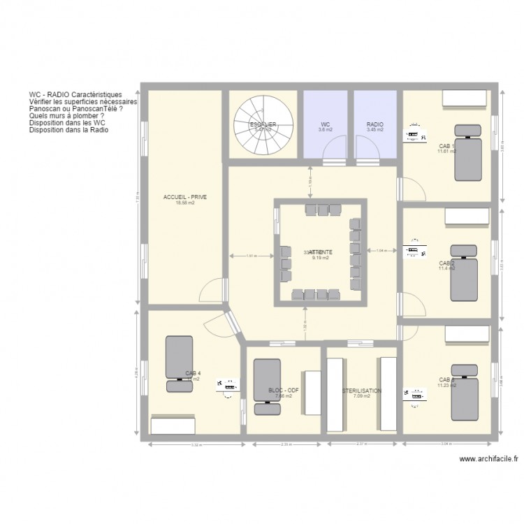 VAL FONTENAY 3 WC RADIO. Plan de 0 pièce et 0 m2