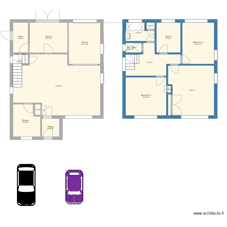 14 Cocktail - kitchen+utility. Plan de 0 pièce et 0 m2