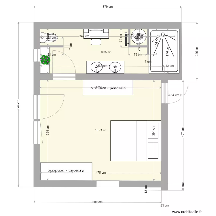 BROYE modif sdb 2. Plan de 