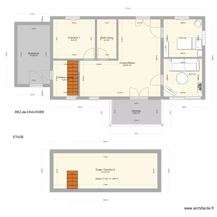 Plan PM am&eacute;nagement. Plan de 