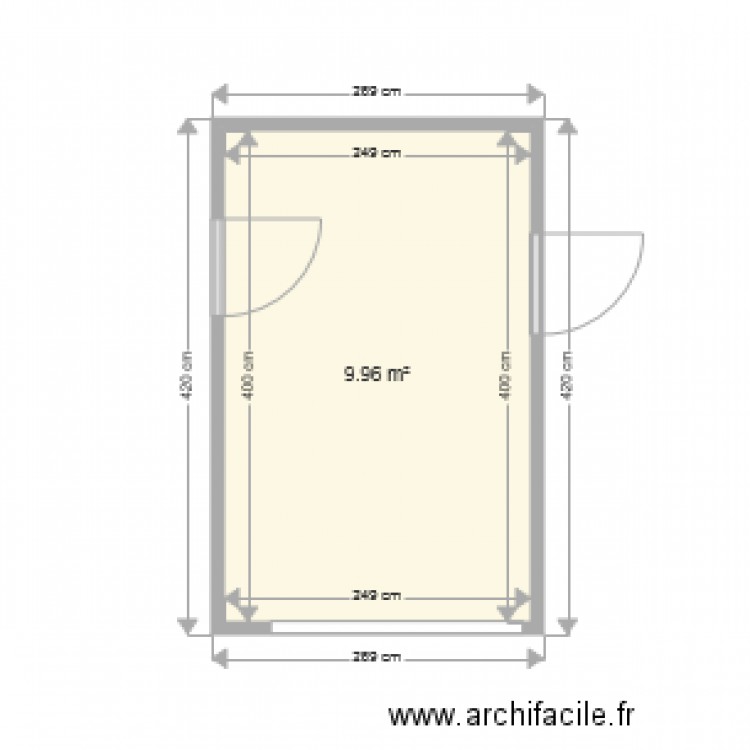 petite chambre. Plan de 0 pièce et 0 m2