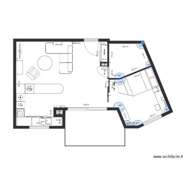 Projet 1 E ROBERTOU. Plan de 0 pièce et 0 m2