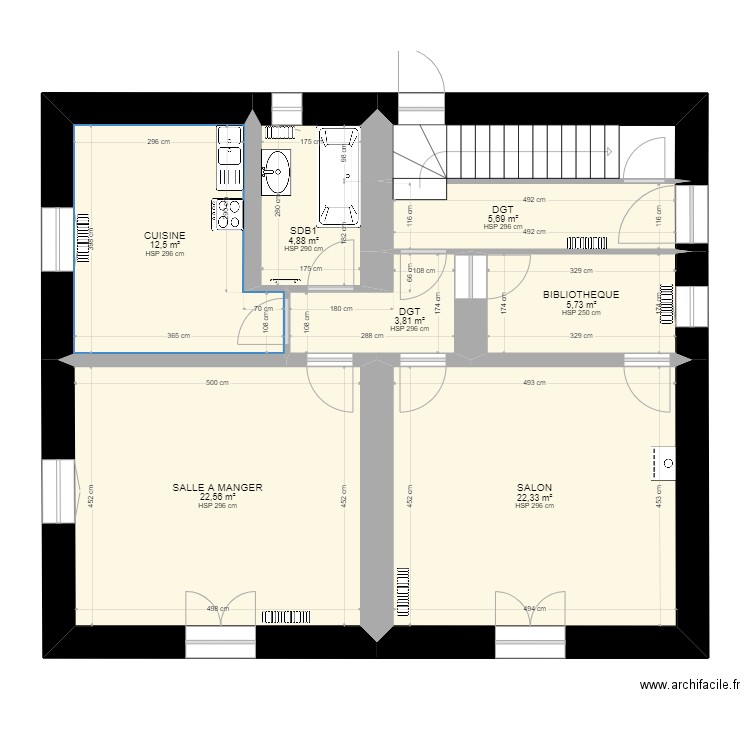 BROIHIER_R+1. Plan de 0 pièce et 0 m2