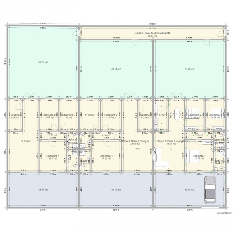 Plan Maisons Kufoli . Plan de 0 pièce et 0 m2