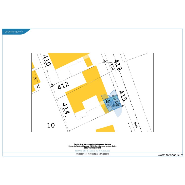 garage santec 03. Plan de 0 pièce et 0 m2