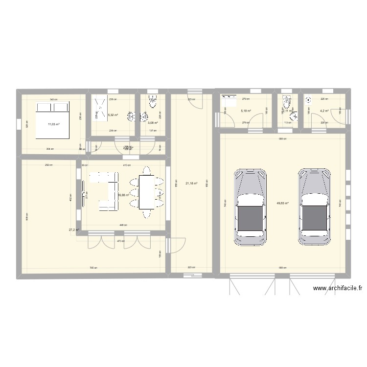 MAISON . Plan de 0 pièce et 0 m2