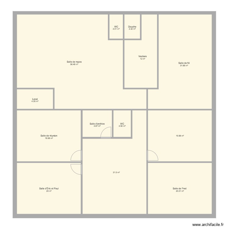  mon stage. Plan de 0 pièce et 0 m2