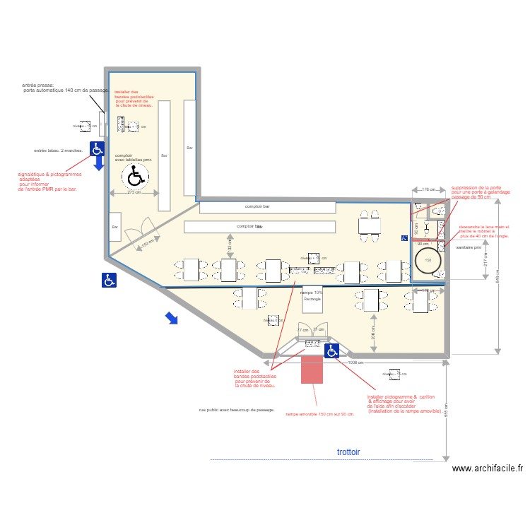 la Beaujoire . Plan de 4 pièces et 157 m2