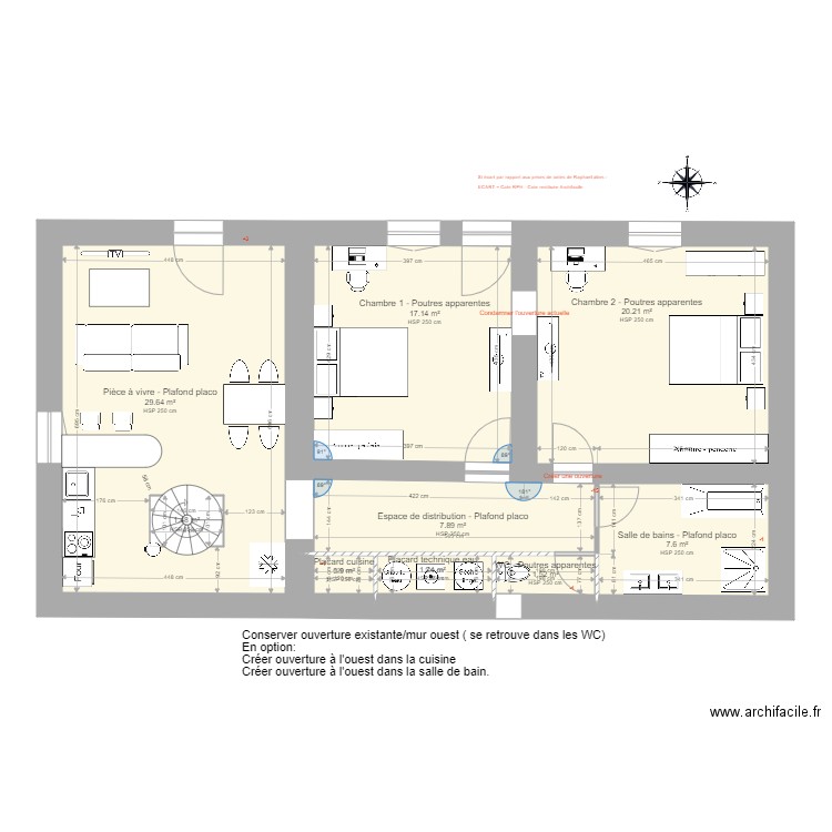 20201001 MAISON DE FERME Feuille de travail BH. Plan de 0 pièce et 0 m2