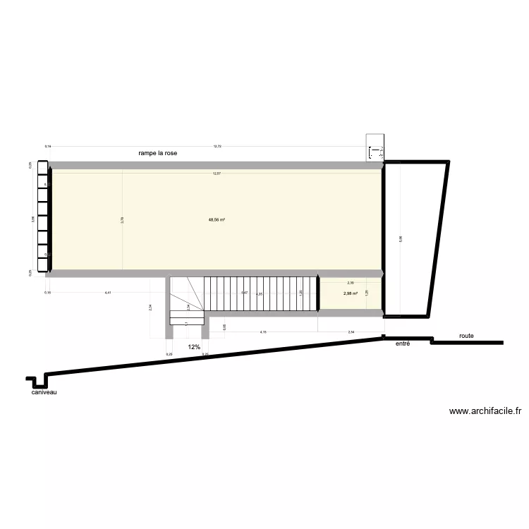 residence la rose . Plan de 