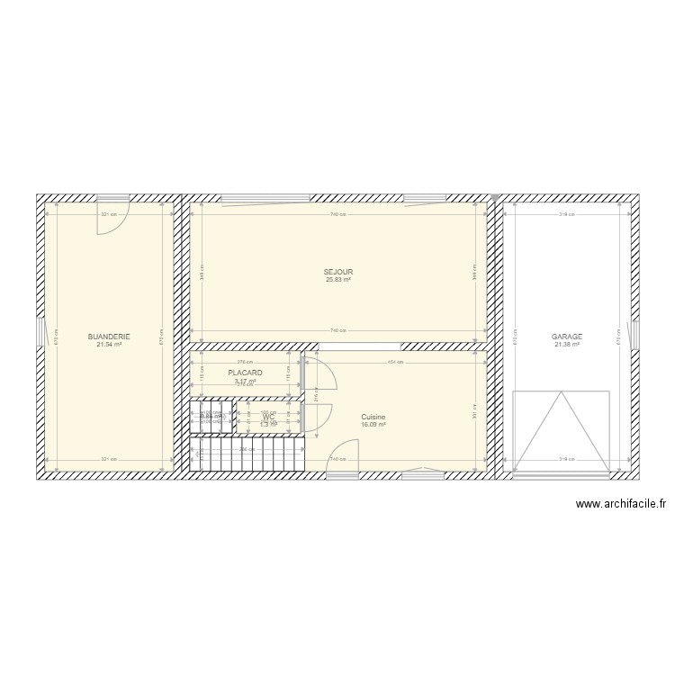 Maison RDC 2. Plan de 0 pièce et 0 m2