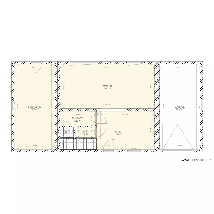 Maison RDC 2. Plan de 