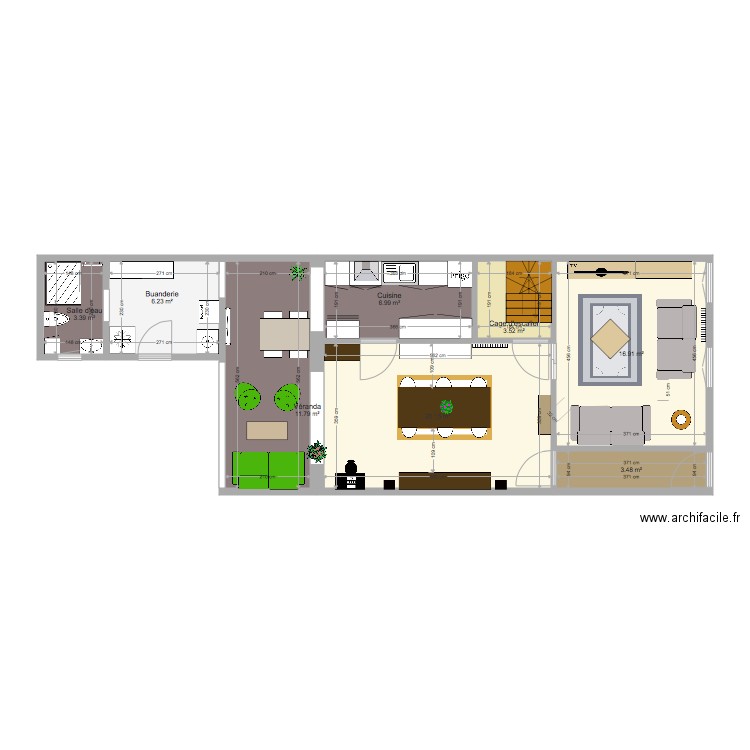 maison Rochefort 3. Plan de 0 pièce et 0 m2