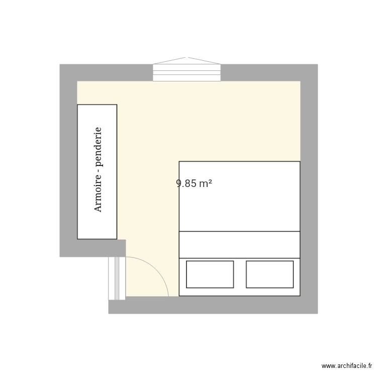 Chambre 3. Plan de 0 pièce et 0 m2