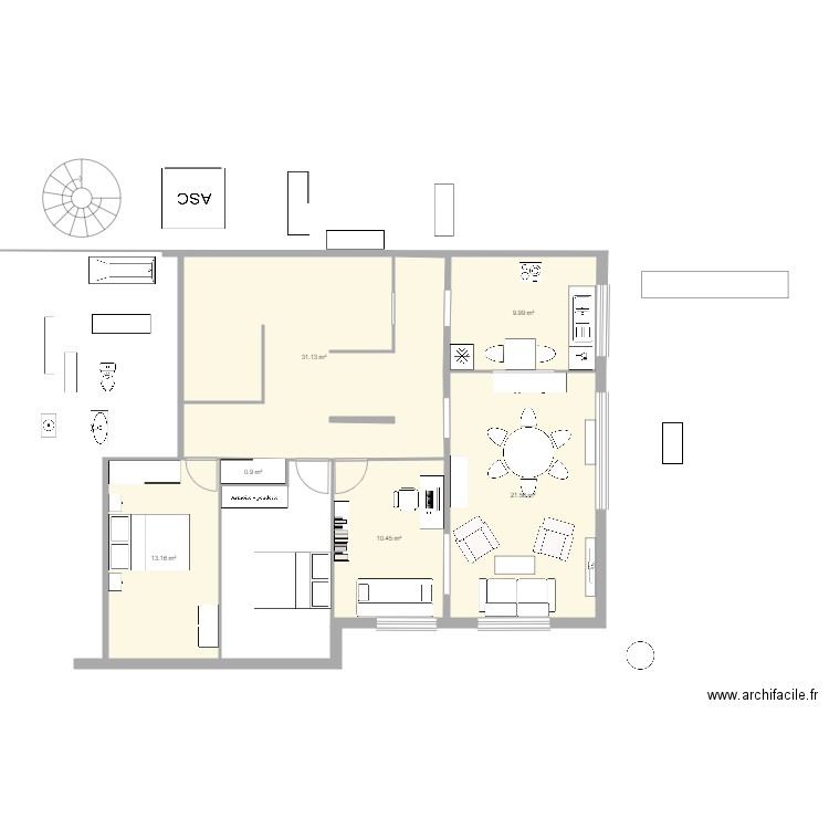 hcfa3. Plan de 0 pièce et 0 m2