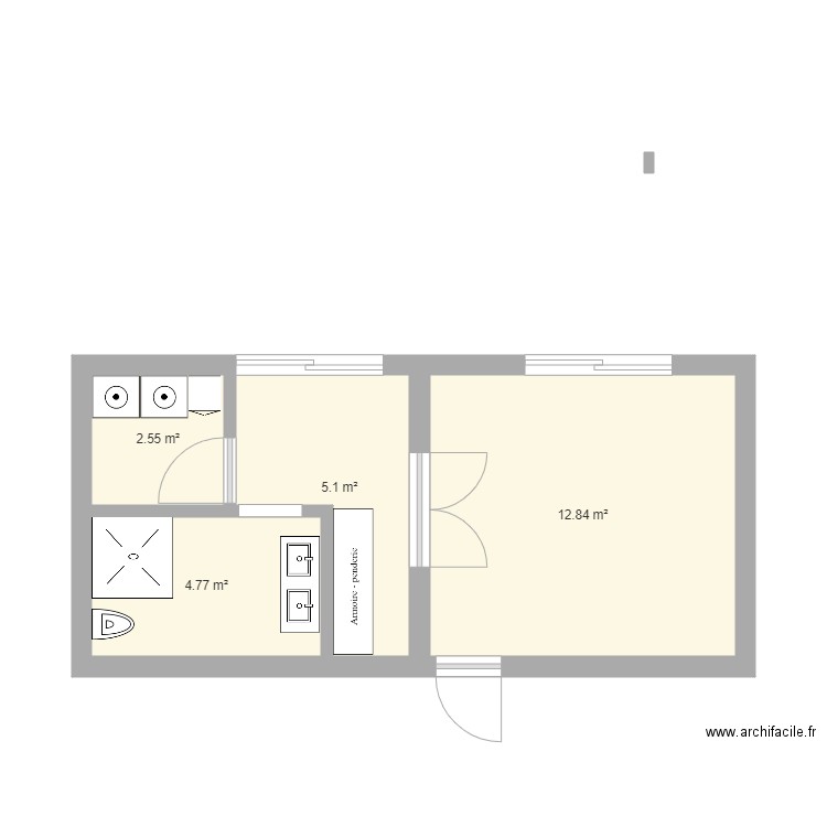 Suite parentale. Plan de 0 pièce et 0 m2