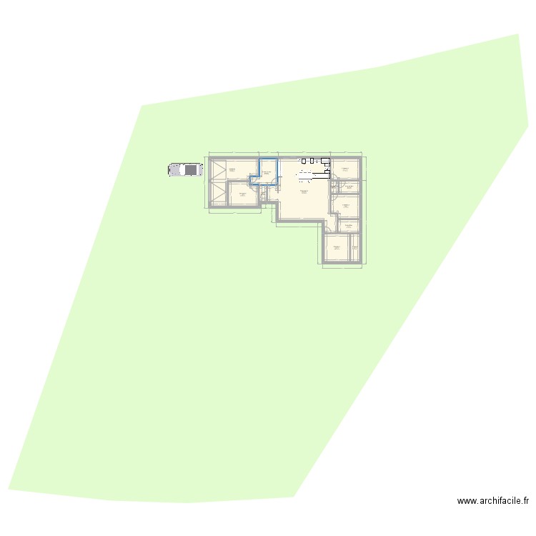 CERAN JBM. Plan de 12 pièces et 160 m2