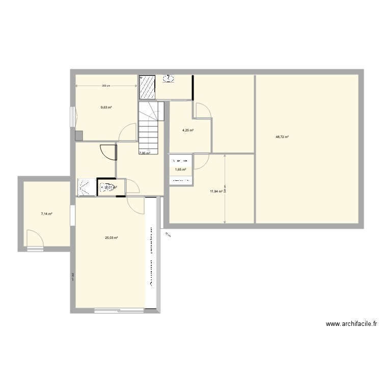 1Et Marion  SALLES DE BAIN. Plan de 0 pièce et 0 m2