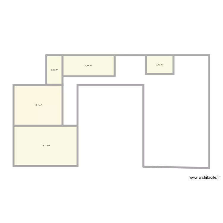 Maison contener 2. Plan de 5  et 33 m²