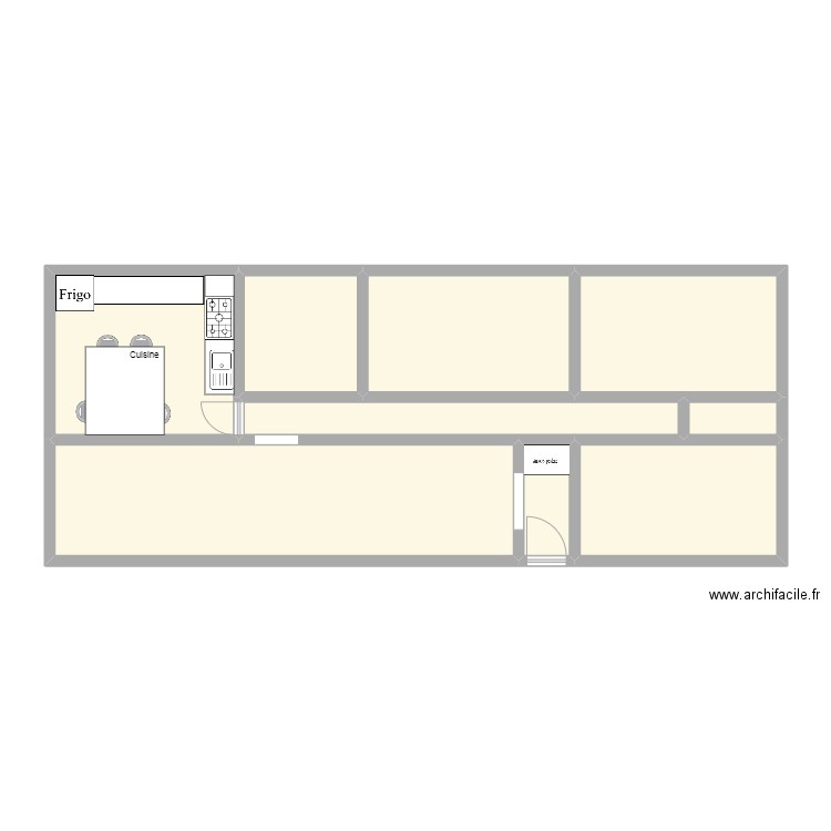 Maison Fampoux. Plan de 0 pièce et 0 m2