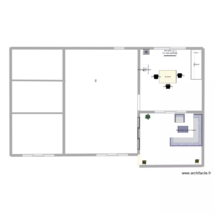 maison 2. Plan de 
