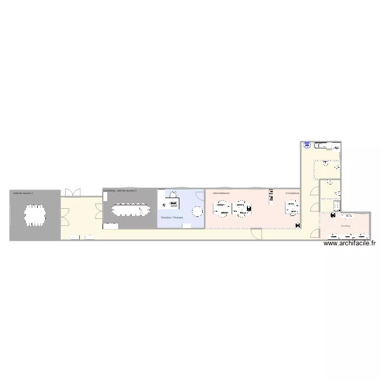 Oficina fortuny subarrentario. Plan de Oficina fortuny subarrentario. Plan de